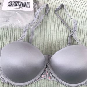 NWT VS Pink 32C Multi Way Gray push up gray